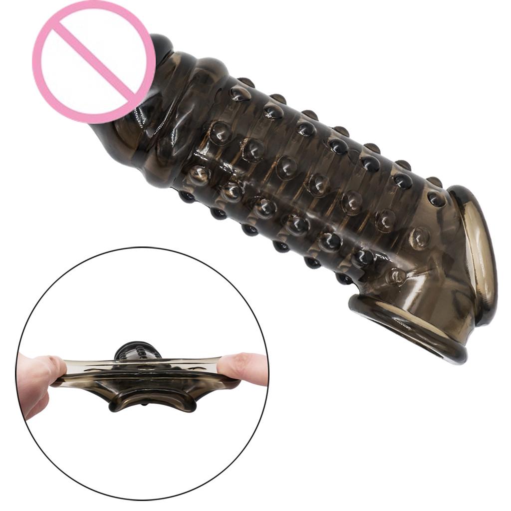 DRE Penis Ring Collars Delay Condoms Device Extender Enlarge Sex Toy for Man