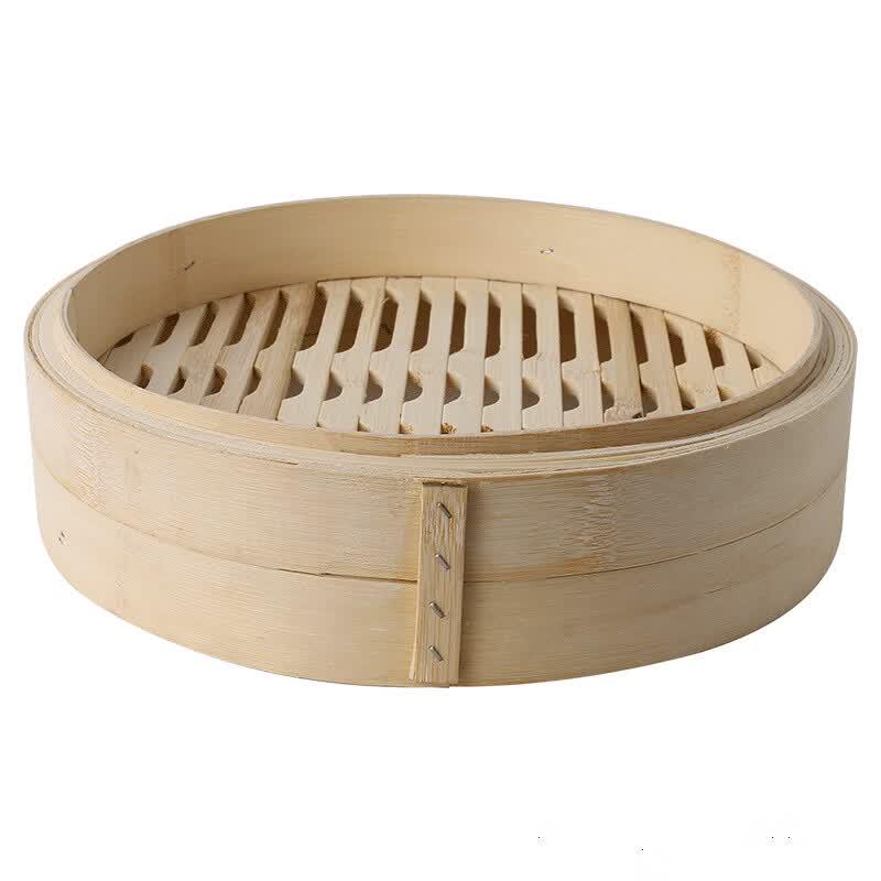 Bamboo Steamer Set with Lid