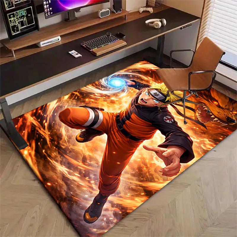 Naruto2Printed Area Rug Carpet for Bedroom Living Room Home Decor Rugs Mat Non Slip Mat Rug for Bedside