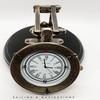 Antique Spencer Compass Clock, Nautical Table Clock, Brass Desk & Shelf Clocks