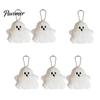 Sacs à dos Accessoire Fantôme 1/2/3 Pièces Halloween Porte-clés Peluche Pendentif, Ornement Blanc Peluche avec Chaîne de Perles, et Sacs à Main Accessoires Décoratifs Charme