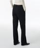MUSINSA STANDARD WOMAN Women'S Slim Straight Hidden Elastic Waist Length Slacks [Black]