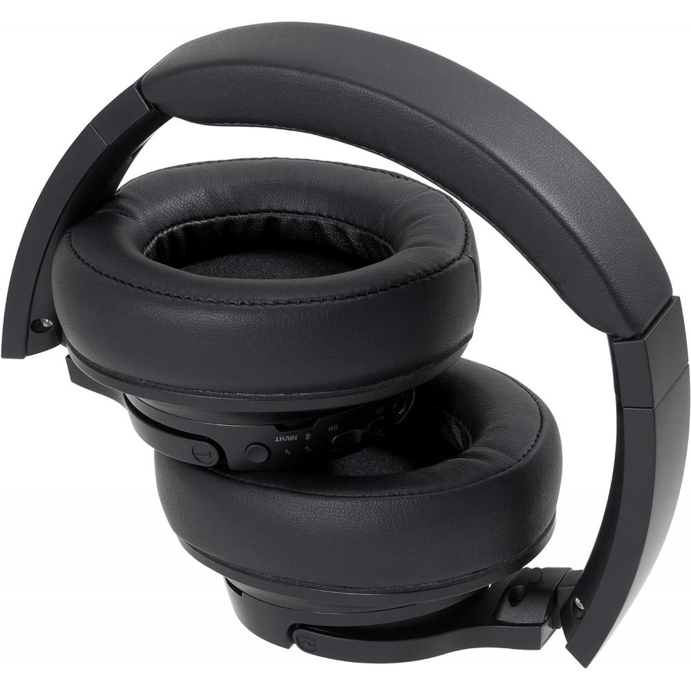 Auriculares inalámbricos con cancelación de ruido Audio Technica Soundreality Bluetooth con micrófono negro Ath Sr50bt Bk Black