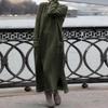 2023 Autumn Plus Size Lace Knit Fleece Sweatshirt Dress