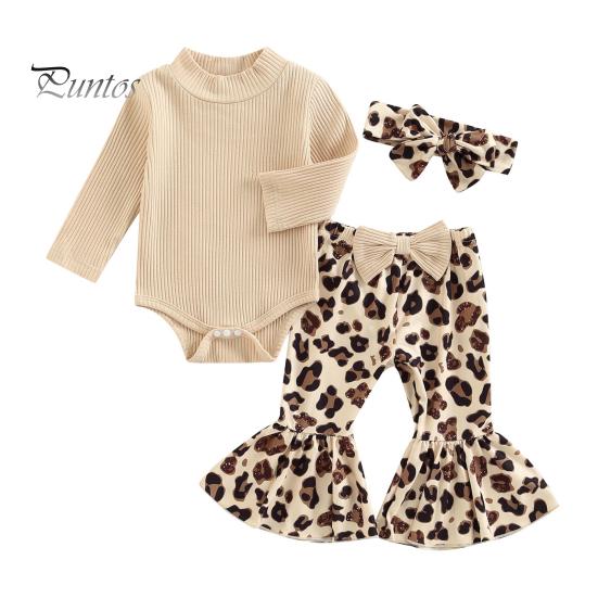 

3 шт./комплект детский топ брюки повязка на голову костюм для 0-24 месяцев цветочный принт расклешенные брюки высокий воротник трикотажный боди бант повязка на голову фото реквизит 80 cm абрикосовый