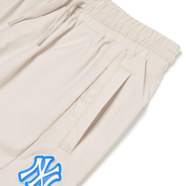 New Kids' MLB Knitted Sweatpants Beige 7AWPS0221-50BGL