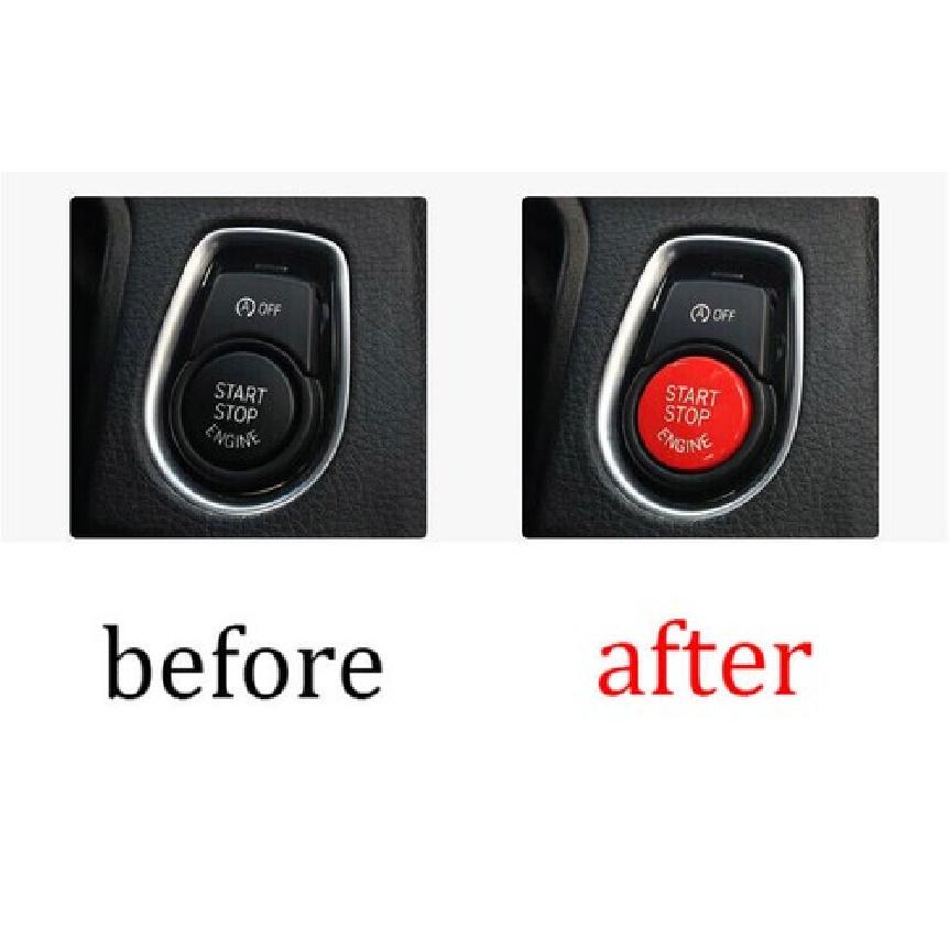 ABS Red Start Button Ignition Switch Cover Trim For BMW X3 X4 G01 G02 2018-