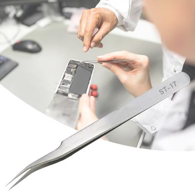 ST-10-17 Anti-static Repair Tweezers Diamagnetic Repair Tools Multi-purpose Electronics Tweezers Circuit Board Repair