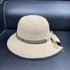 High quality 2026 raffia hat women's summer shopping shade anti-ultraviolet hat fashion basin hat top hat