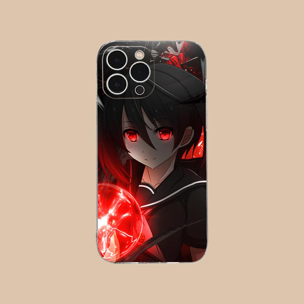 Akame Kurome Clear TPU Mobile Case for iPhone 17 16 15 14 13 12 11 X XR XS Air Pro Max Plus Mini Colorful Cover