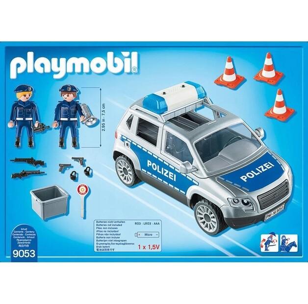 Конструктор Playmobil 9053 City Action полицейский автомобиль с светом и звуком