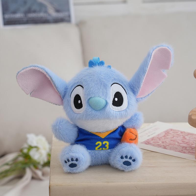 Милый виниловый брелок-подвеска в виде Стича, плюшевая игрушка. 15cm синий
