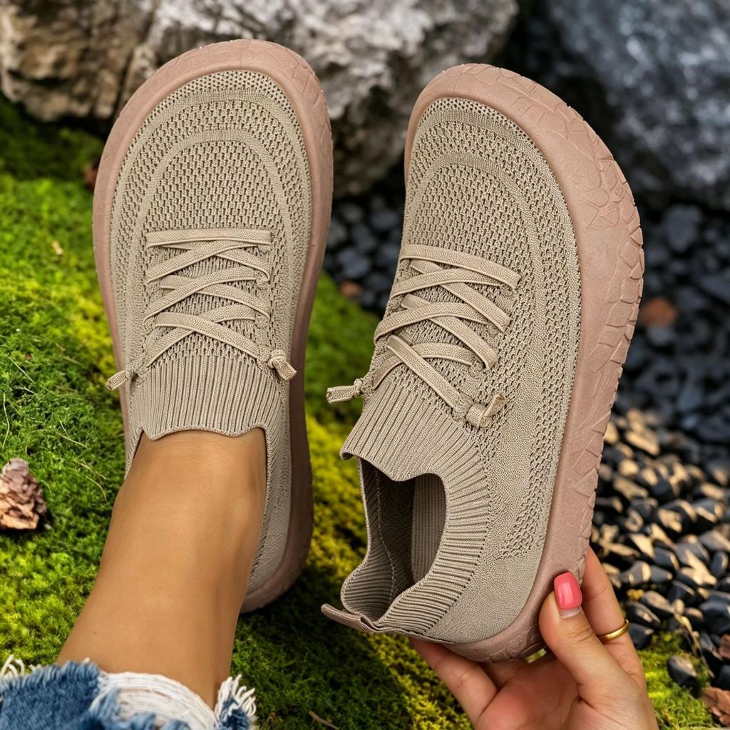 Women's Shoes Casual Sneakers Wide Toe Comfortable Flat Shoes for Vacation Travel and Home Shoes