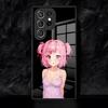 Cartoon Character Natsuki Phone Case For Samsung S26 S25 Edge Ultra 24 23 22 21 Ultra Plus Fe A55 56 15 4G 5GGlass Cover