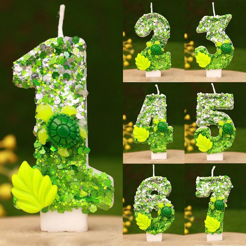 Candela 3D Rosa Numero di Compleanno Candela Ragazza Happy Birthday Cake Topper Celebrazione di Cottura Anniversario Commemorativo Festa Decorazione