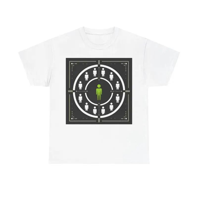 Unique T Shirt With Bold Central Figure Design S