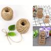 Natural Jute Twine 1.5 mm/2.5mm,(100M/28M) Natural Hemp Twine for Craft Gift Wrapping Packing Gardening Arts Decoration Wedding Decor