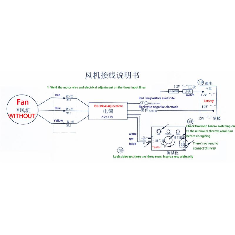 12V 40A ESC Fahrregler Max 480W Für Auto Elektrische Turbine Leistung Turbolader Tan Boost Lufteinlasslüfter
