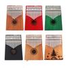 6 Pattens 17 Key Wood Kalimba Single Board Mahogany Thumb Piano Mbira ar pilnīgiem piederumiem