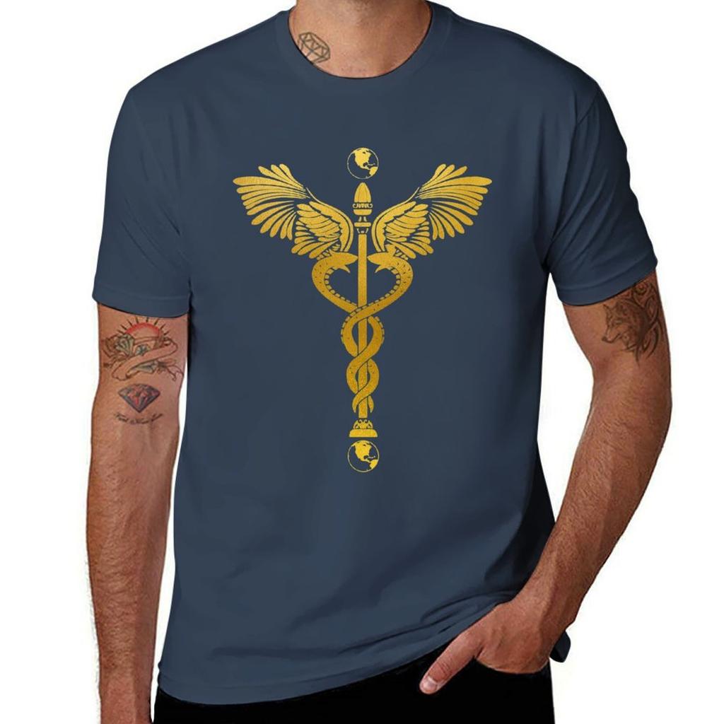 Caduceus Tshirt Soft Lightweight Cotton Tshirt
