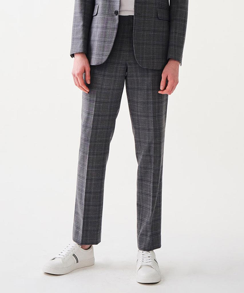 STCO Wool 60 Comfort Formal Pants_Grey (Classic Fit)_Sslua53Ccg