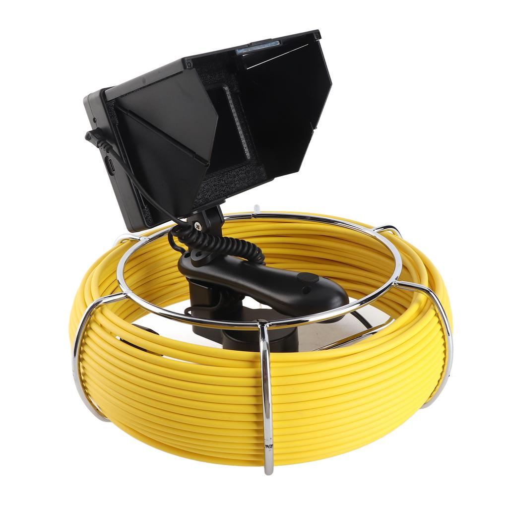 Mini Handheld Pipe Pipeline Inspection Camera Drain Sewer Industrial Endoscope with Monitor 30m
