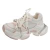 Thick-soled Heightening Dad Shoes Women's Autumn New Thin Mesh Breathable Casual Sports