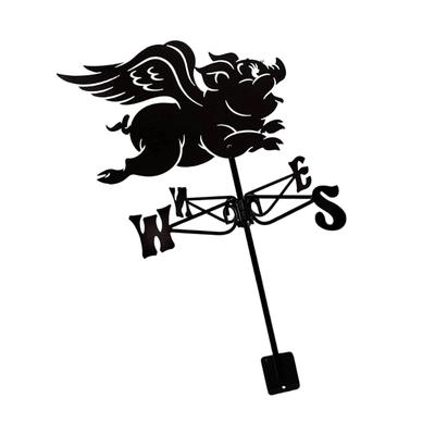 Bússola de Galo de Ferro Metal Direção do Vento Leve Para Decoração de Jardim Quintal Telhado Acessórios de Solo Externos