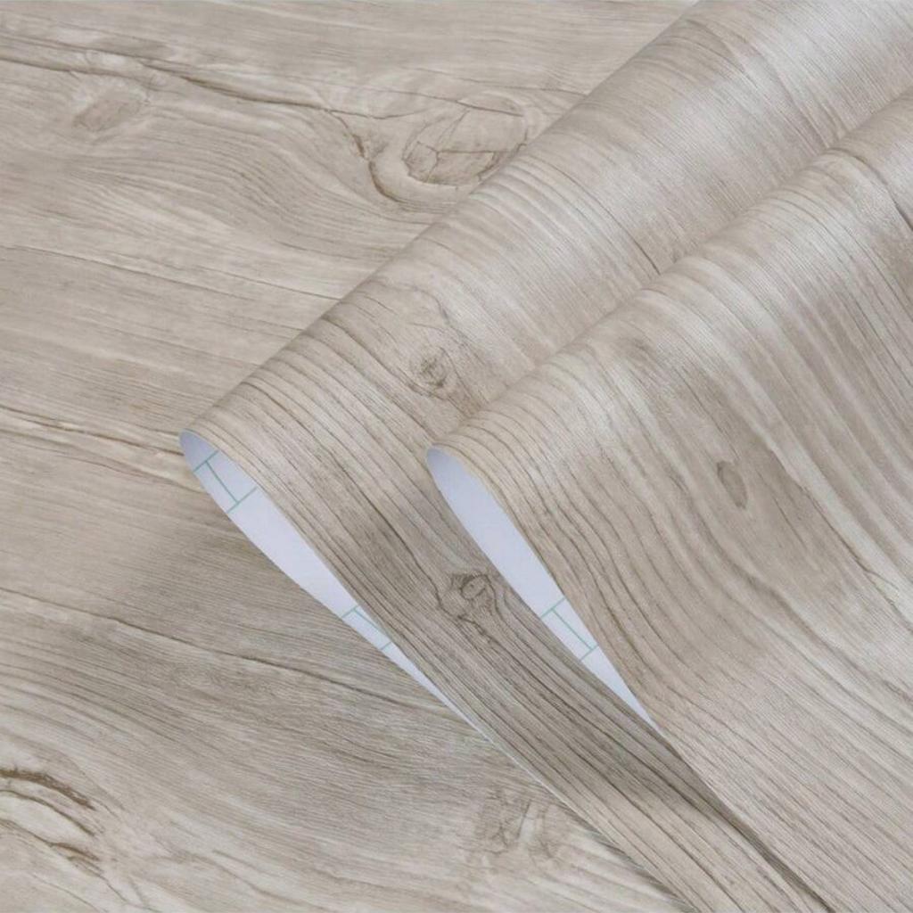 1PC 3metersx40cm Peel and Stick Floor sticker Natural Wood Grain Appearance Self Adhesive Scratch Prevention Suitable for Furnit