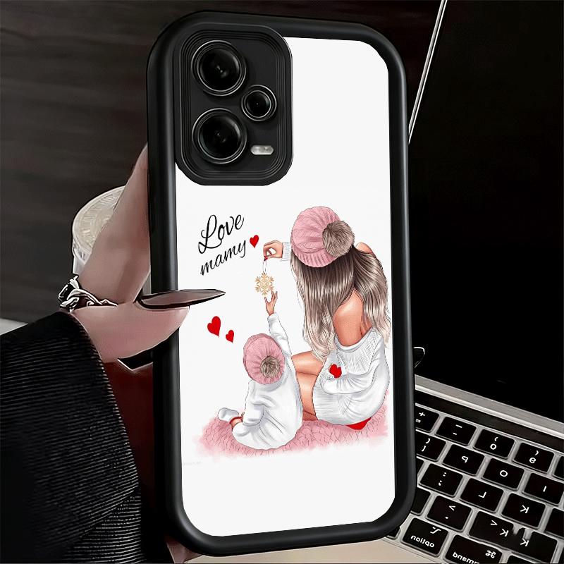 

Mom Baby Girls Theme Soft Phone Case for Xiaomi Poco X7 X6 X5 Pro X4 Gt X3 F7 Ultra M8 M7 Redmi 15C 15 14C 13 13C 12 12C 10 10C Xiaomi Poco F7