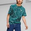 Puma Team Aop Tee Letter Print Sports Casual Loose Comfortable Breathable Round Neck Short Sleeve Drop Shoulder T-Shirt Men Tops 624701-43