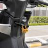 Curved Motorcycle Carry Hook for Shopping and Personal Bags, Accessory Mount Design with Included Mounting Screw Pack