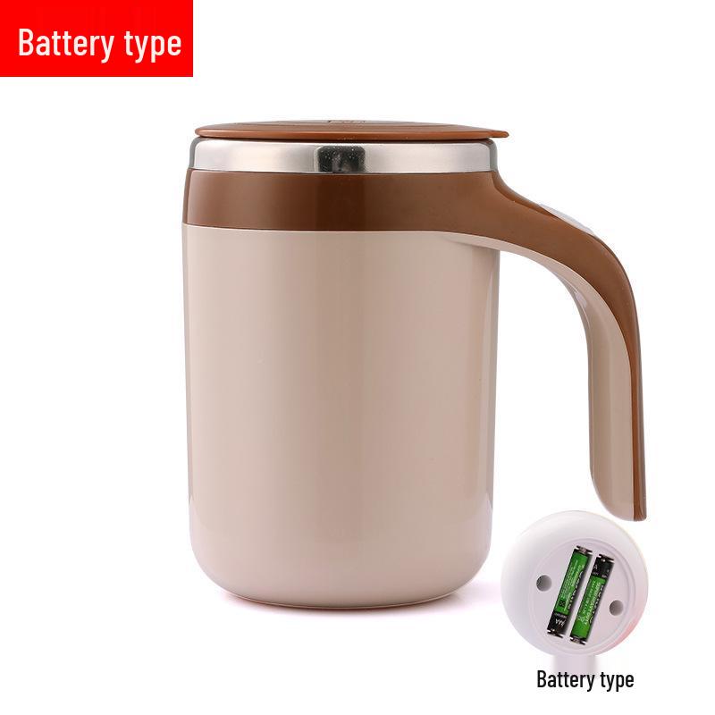 Automatic USB Rechargeable Magnetic Stirring Coffee Cup with 304 Stainless Steel, for Lazy Person