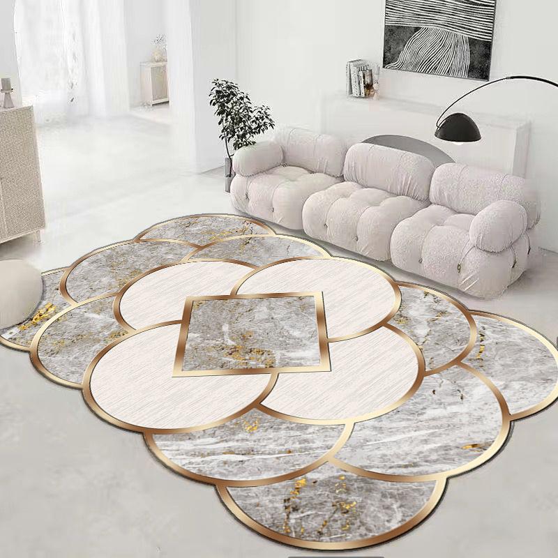 Irregular Marble Carpet Living Room Dirt Resistant Wear-resistant Easy To Maintain Carpet