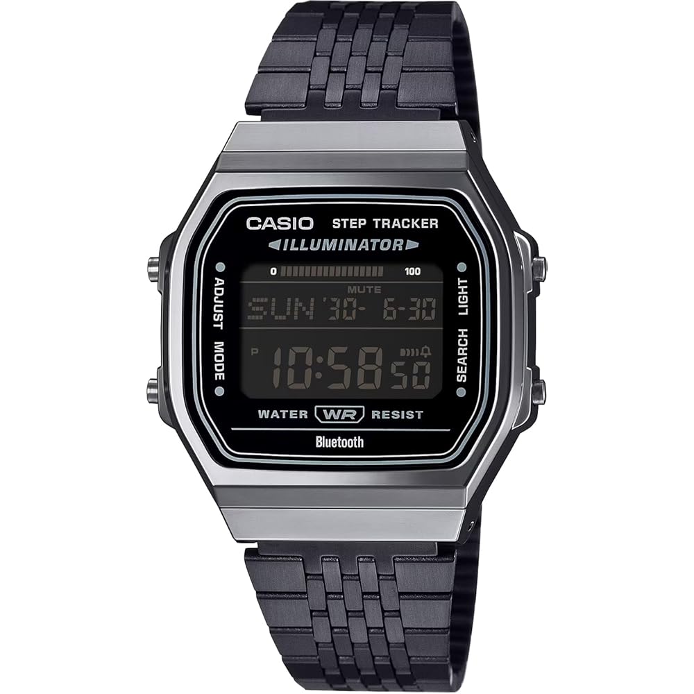 

Casio ABL-100WEGG-1B Digital Watch Bluetooth Step Tracker Unisex Black Reverse LCD