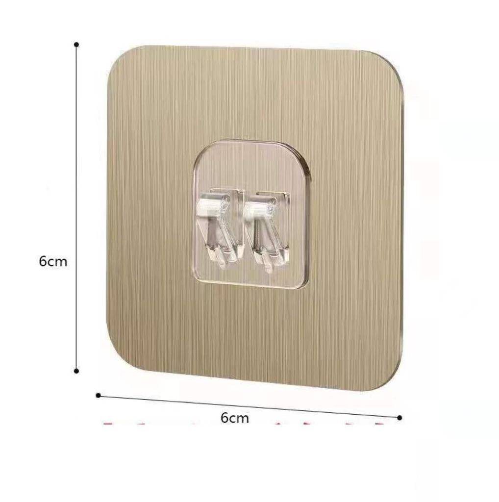 Transparent Acrylic Strong Adhesive Hook Sticker Shelf - No-Punch, Traceless Brushed Buckle