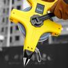 Heavy Duty ABS Tape Measure with 3 Meter Reward Tape Waterproof Nylon Fiber Coating for Construction Tailoring Home Use