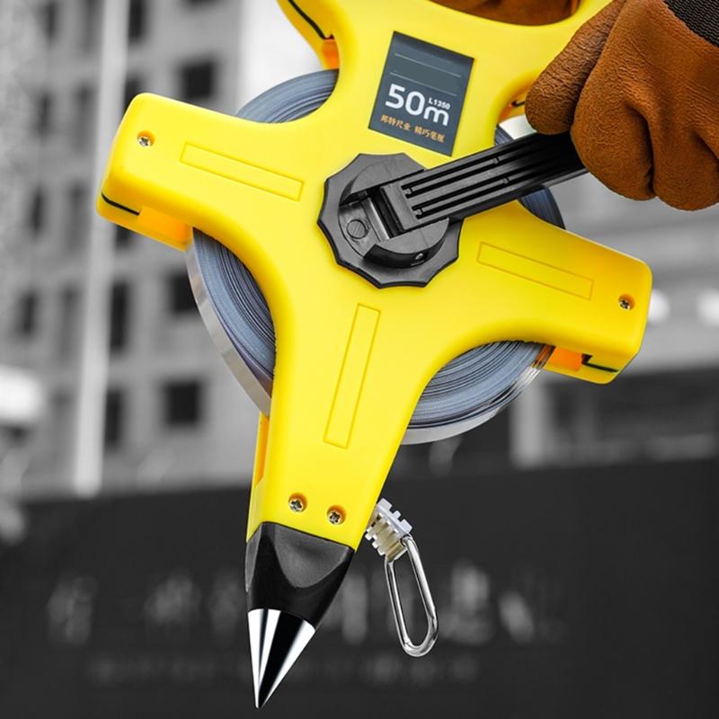 Heavy Duty ABS Tape Measure with 3 Meter Reward Tape Waterproof Nylon Fiber Coating for Construction Tailoring Home Use