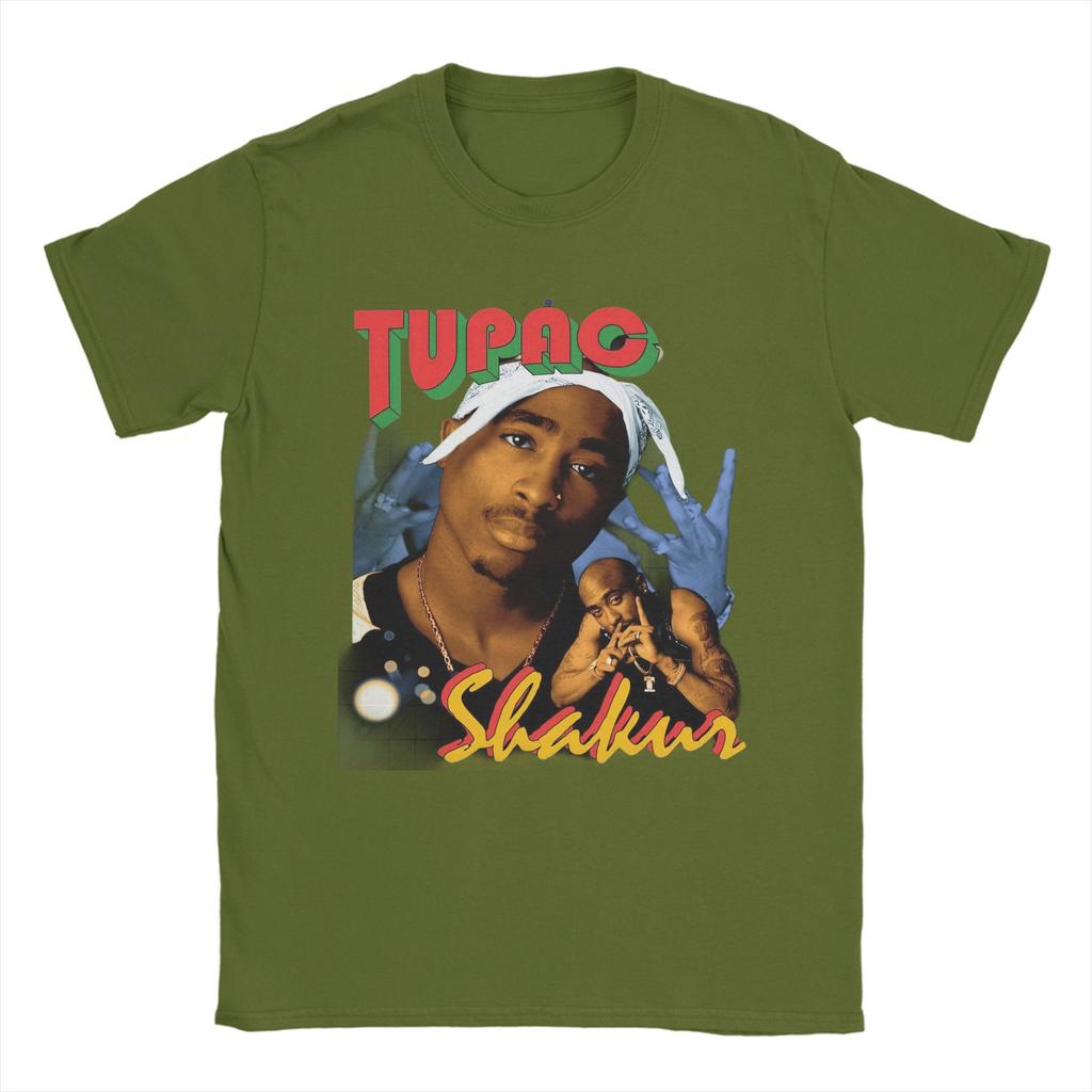 Tupac 2PAC Hip Hop Music T-Shirt Men Women Crazy Pure Cotton Tee Shirt O Neck Short Sleeve T Shirts Party Tops