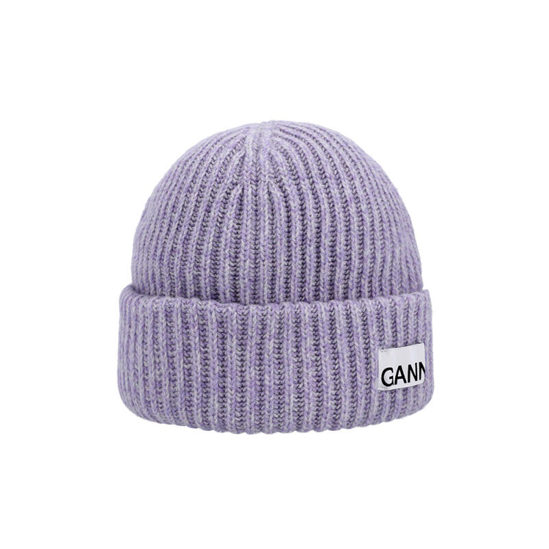 Ganni GANNI Hat Beanie Structured Wool A6439 233 A6439 233