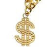 43Cm Gold Dollar Pet Accessories Personalized Fashion Pendant Pet Collar Dog Chain Necklace