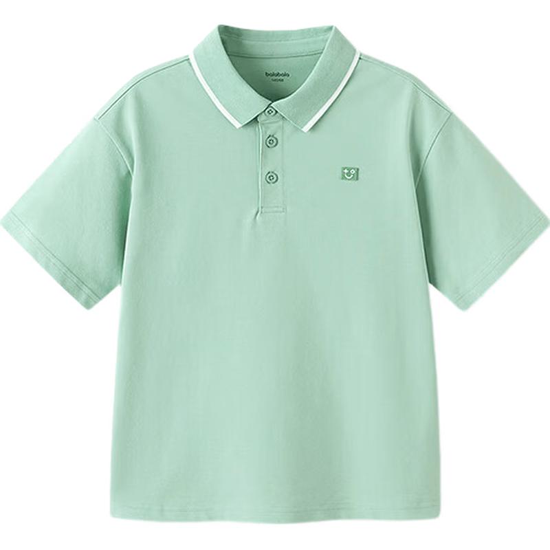 Balabala Boys' Cool-Feel Short Sleeve Polo Shirt