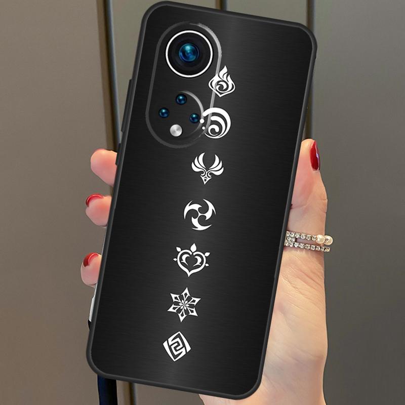 Genshin Impact Elements Cover For Honor 90 70 50 Magic 6 Pro Magic 5 Lite Honor X6a X7a X8a X9a X8b X9b X8 X9 Case