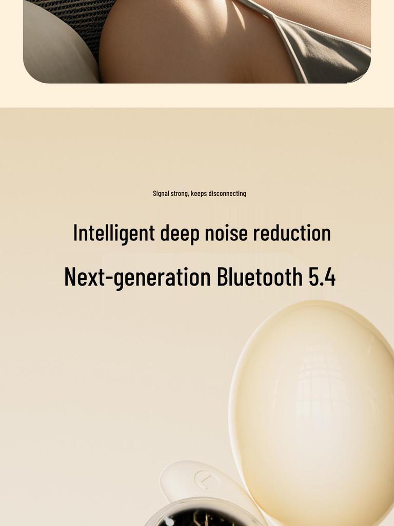 2025 Soft Silicone Wireless Bluetooth Sleep Earphones - Painless, Noise-Cancelling, Ideal for Side Sleeping and Sports