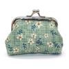 Cute Floral Coin Purse, Vintage Kiss-lock Change Pouch, Mini Coin Wallet Trinkets Storage Pouch for Coins, Cash, Cards