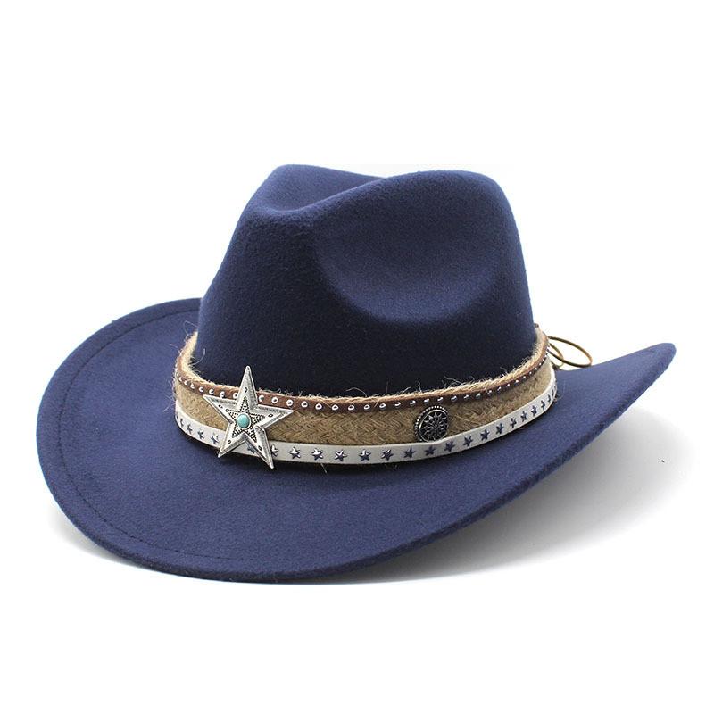 Classic Wool Felt Fedora Hat With Wide Brim For Summer Stylish Men Women