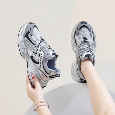 Platform Dad Shoes Autumn New Street Snap Student Running Sneaker Height Increasing Leisure