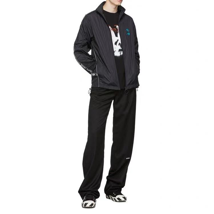 OFF-WHITE Oversized Harry The Bunny T-shirt Black Men Streetwear OMAA027R201850091001