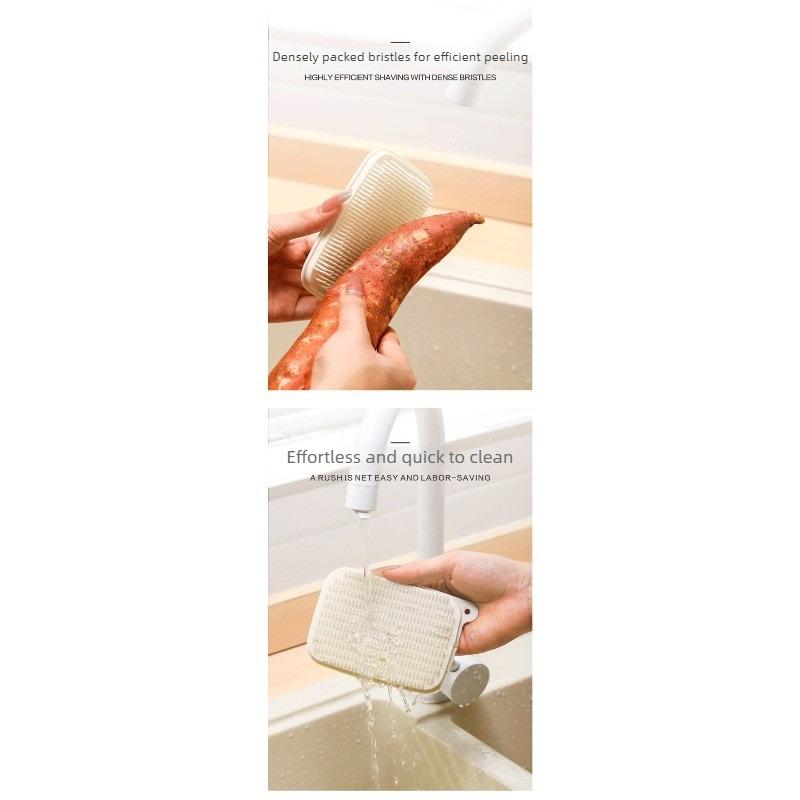 Multifunctional Vegetables Wash The Brush Flexible Kitchen Hygiene Cleaning Brush Fruit Cleaning Brush