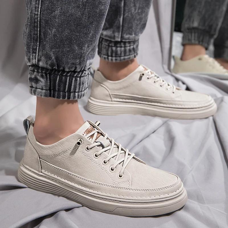 Fashion Summer Genuine Leather  Oxford Shoes Breathable Outdoor Sneakers Men Shoes Handmade Leather Shoes Casual Shoe Walking Shoes Men